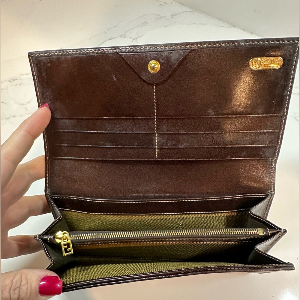 Fendi Zucca Long Wallet - Picture 3 of 8